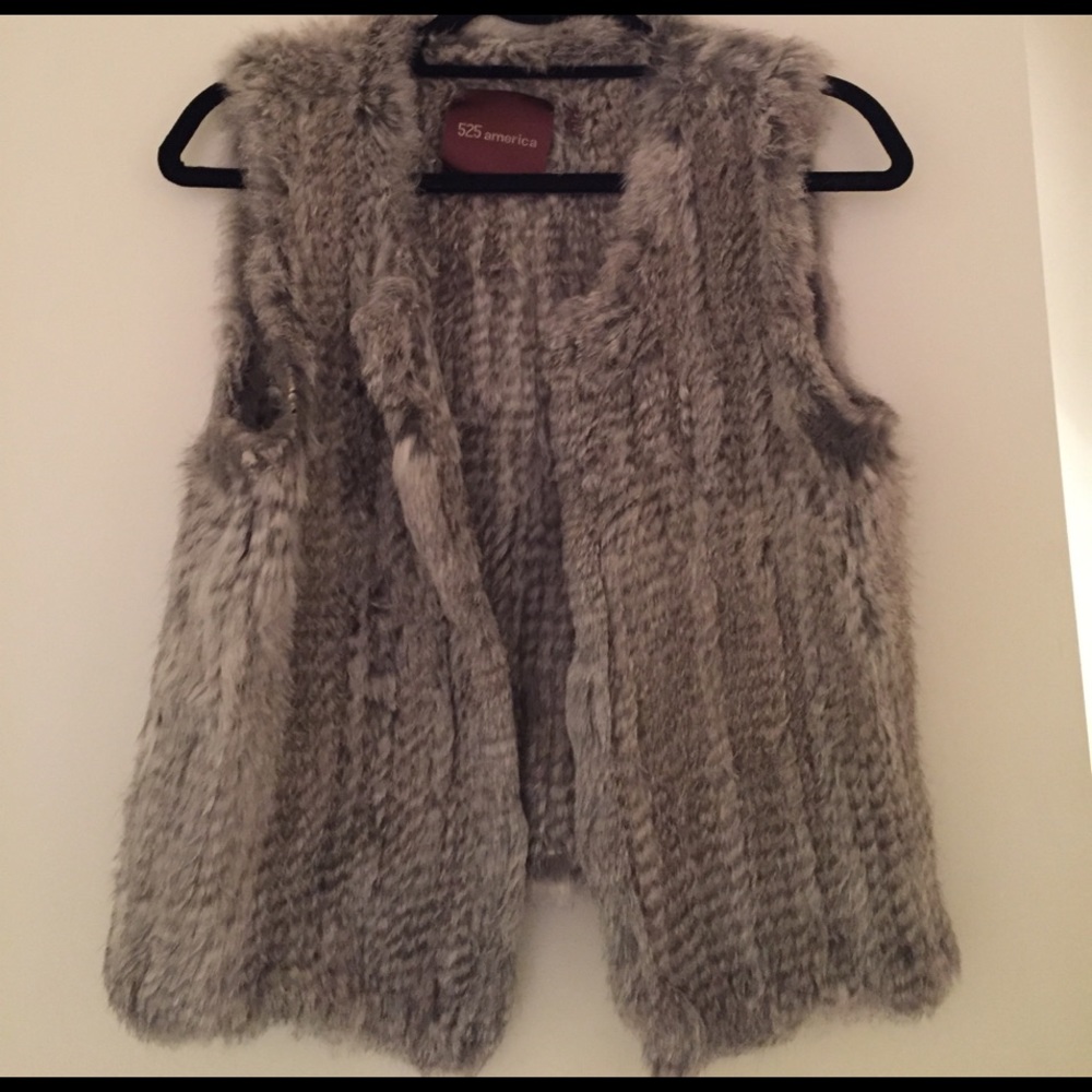 525 America Rabbit fur vest